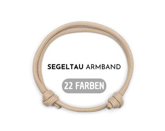 Surfbalance Armband Paracord Minimalistisch, Freundschaftsarmband, Surfer, Segeltau, Geschenk, Wasserfest