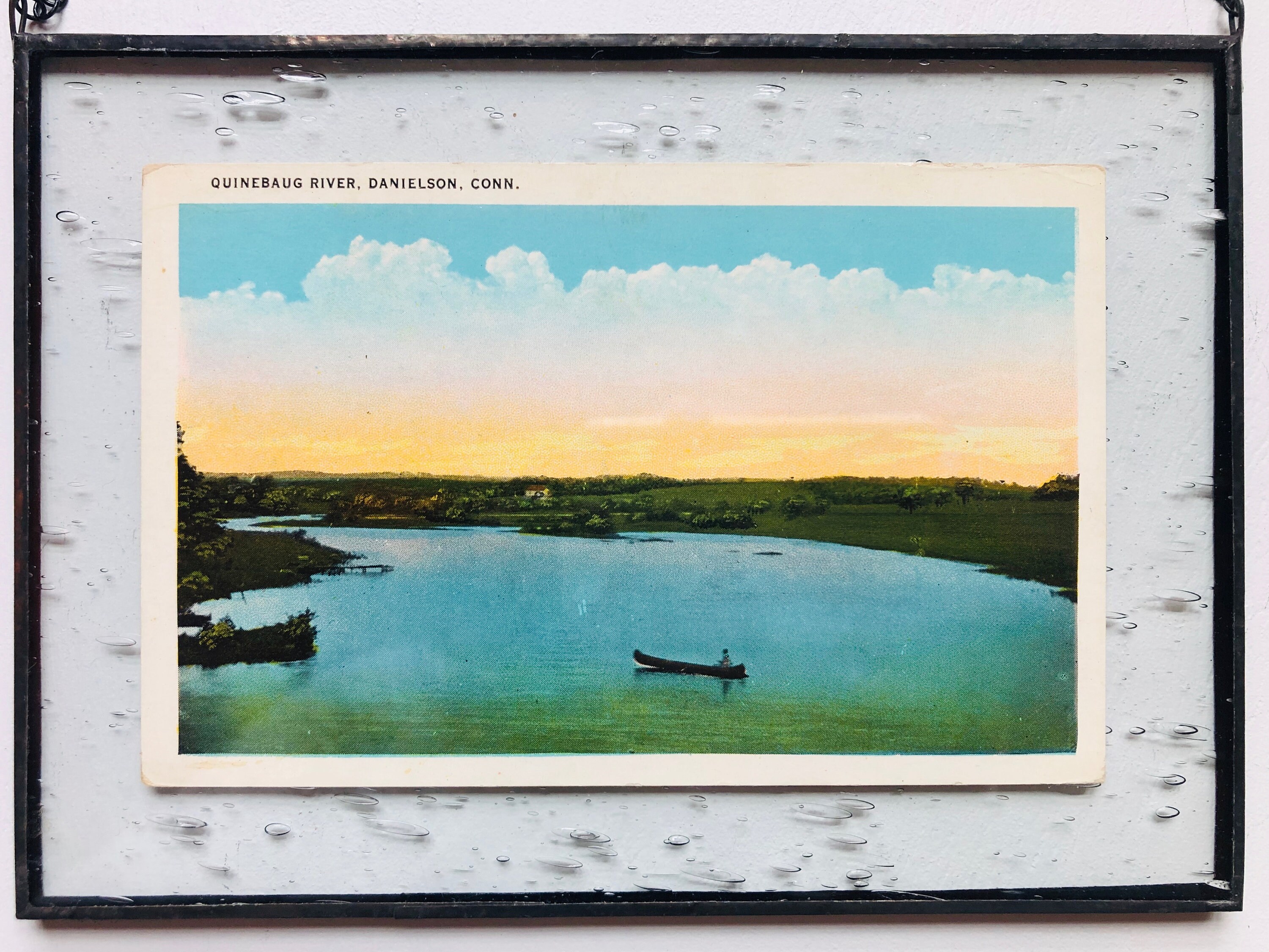 Vintage Danielson Connecticut Postcard Pressed Leaded Glass Etsy