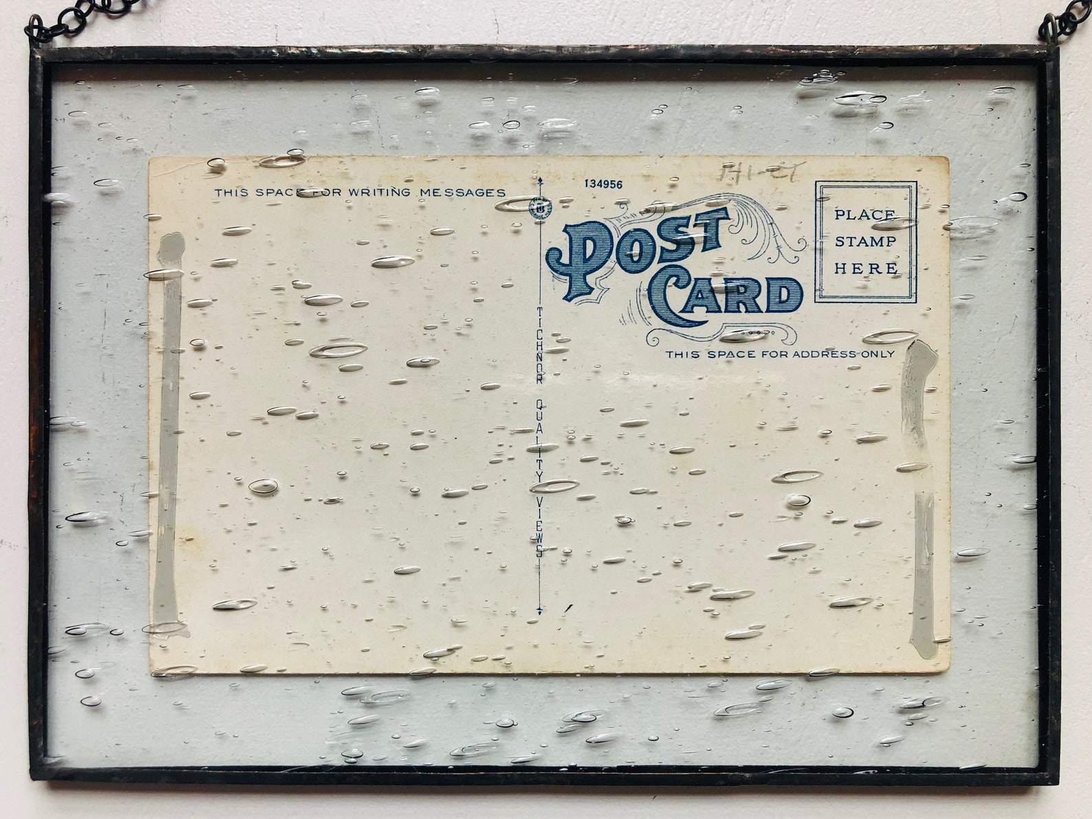 Vintage Danielson Connecticut Postcard Pressed Leaded Glass Etsy