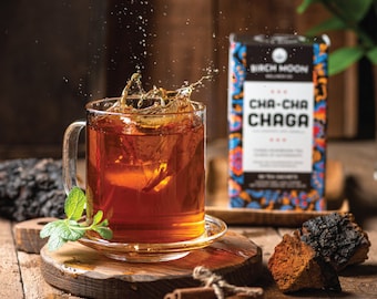 Cha-Cha Chaga Tea - 20 tea bags - Wild Harvested Chaga Mushroom Powder