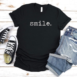 smile tshirt adult unisex tee