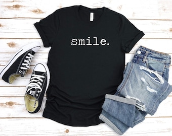 smile tshirt adult unisex tee