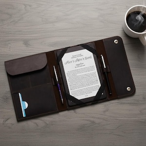 Custom leather Pocketbook case, PocketBook InkPad X case, Leather PocketBook Verse Pro case, Persnalized Pocketbook case, Pocketbook folio