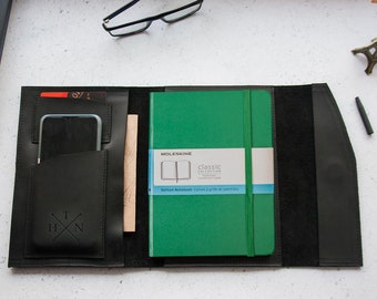 Moleskin notebook cover,Personalized leather journal,Moleskine notebook a4,Moleskine cover xl,Personalized refillable journal