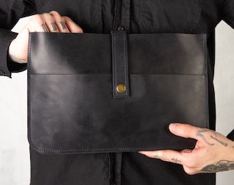 Leather document holder, Custom paper folder, Leather document case, Document organizer, A4 paper organizer, Document folder, Document pouch