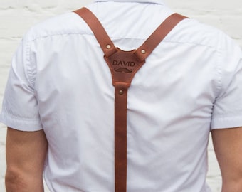 Suspenders men leather,Suspenders groomsmen,Suspenders for best man,Suspenders boys,Rustic wedding suspenders,Personalized suspenders