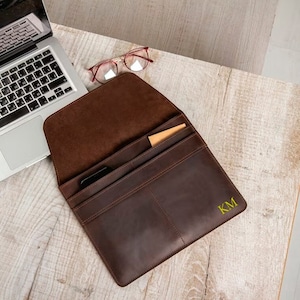 Macbook pro 16 case leather, Personalized macbook pro 13 case, Leather macbook air 13 inch case, Leather macbook air 15 inch case