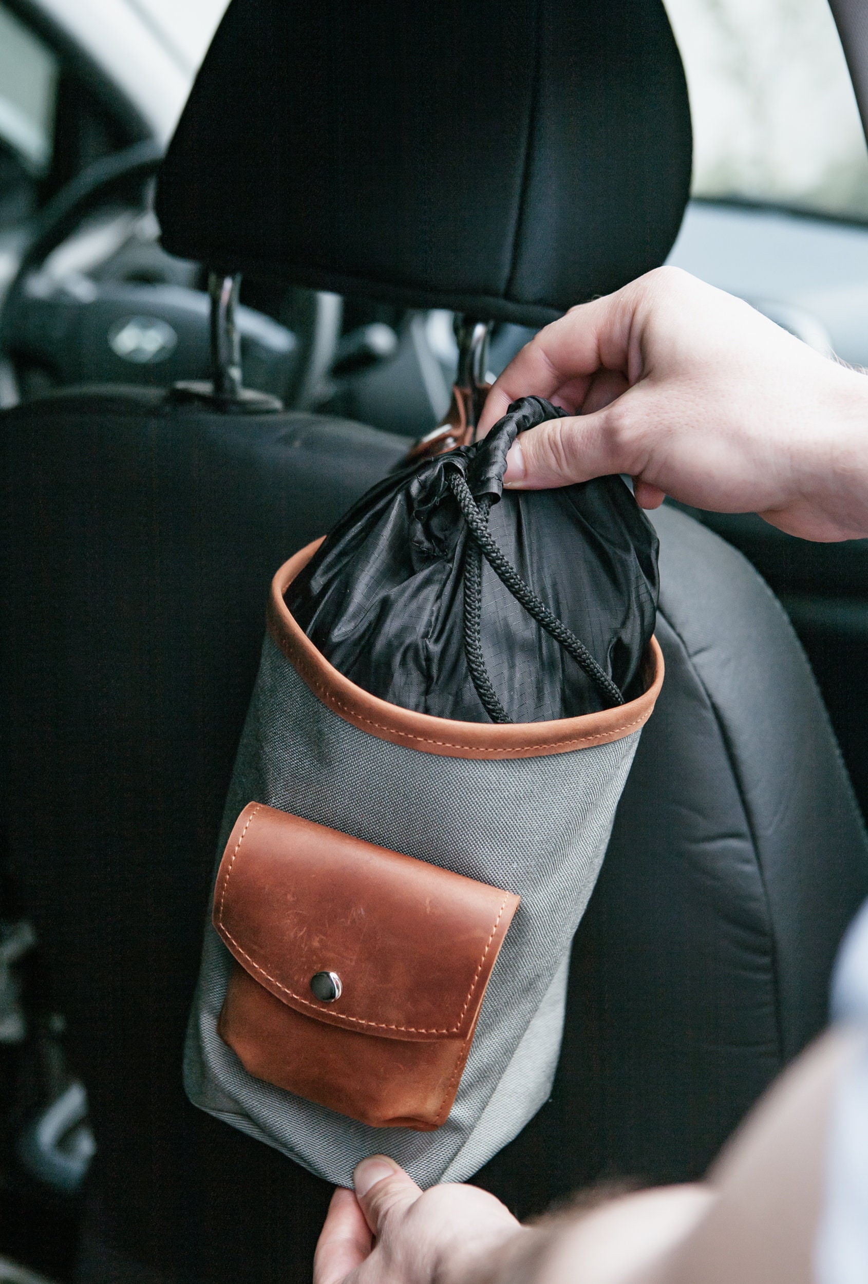 Auto-Müllsack handgemacht, issan Zubehör, Automuell groß, issan Geschenk  für Männer, Auto-Müllkorb, Auto-Müllbeutel, Auto-Müllbeutel - .de