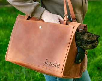 Trasportino per animali in pelle,Borsa da viaggio per animali,Borsa da trasporto per gatti,Borsa da viaggio per cani,Marsupio per cani,Borsa da passeggio per cani,Borsa da viaggio per cani