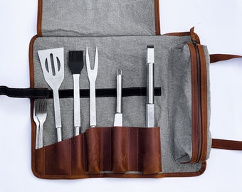 Grillwerkzeughalter für Papa, Grillwerkzeugtasche, Grillgeschenke für Männer, Grillgeschenkideen für Papa, Vatertagsgeschenk von Kindergrill