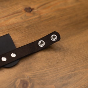 Cintura porta guanti in pelle, Porta guanti da lavoro, Porta guanti da giardinaggio, Regalo uomo giardiniere, Porta guanti da cintura personalizzata, Clip per guanti da lavoro immagine 9