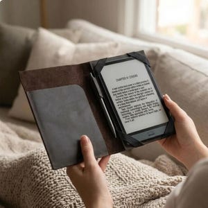 Leather Boox Go 10.3 Case, Full Grain Leather E-Reader Case, Custom Leather Case for Boox Go,Premium Leather Cover,Personalized E-Book Cover
