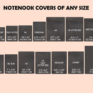 Funda de cuero para diario recargable, Funda de cuero para cuaderno recargable, Funda de cuero A5, Funda para cuaderno de viajero estándar, Funda para agenda A5 imagen 7