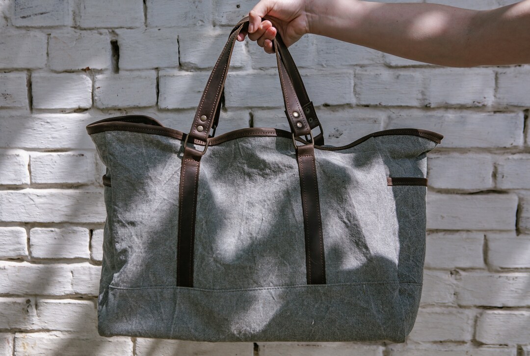 Large Canvas Tool Bagcustom Tool Bagcanvas Garden Etsy