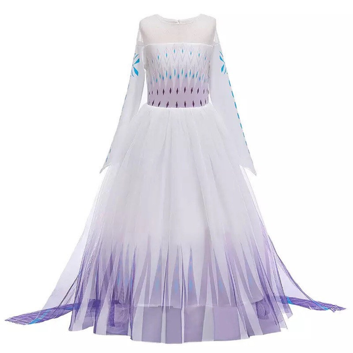Lila Frozen 2 Prinzessin Schnee Elsa Kleid Kostüm Set für Etsy