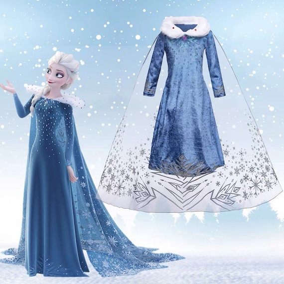 Desgastar lucha Verdulero Invierno Disney inspirado Frozen Elsa Snow Princess Dress - Etsy España