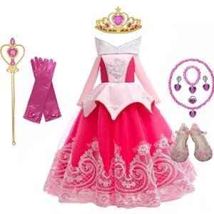 2022 Princess Aurora Dress Costume Set for Girls - Etsy