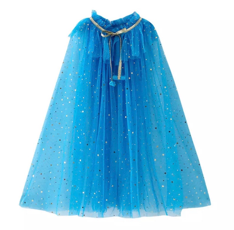 Choose Color Princess Costume Princess Cape Cloak for Little Girl Dress Up