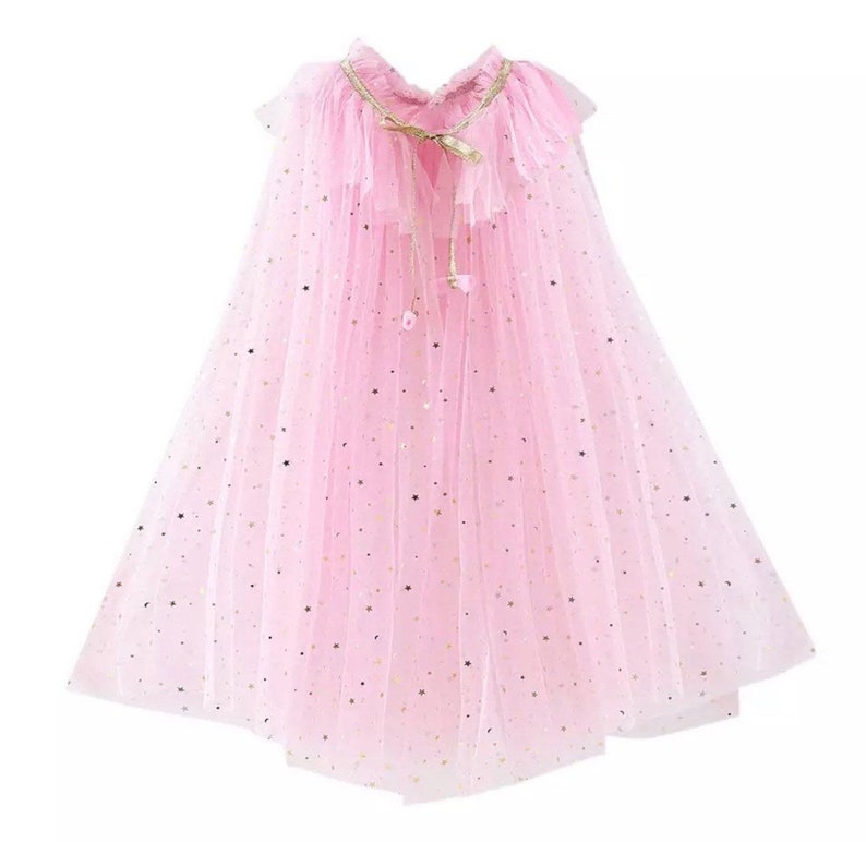 Choose Color Princess Costume Princess Cape Cloak for Little Girl Dress Up