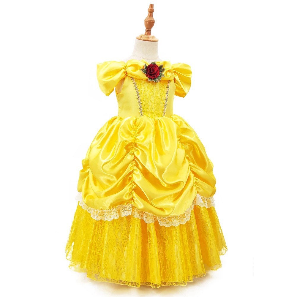 2022 Inspired Belle Princess Dress Costume Set Birthday Party - Etsy