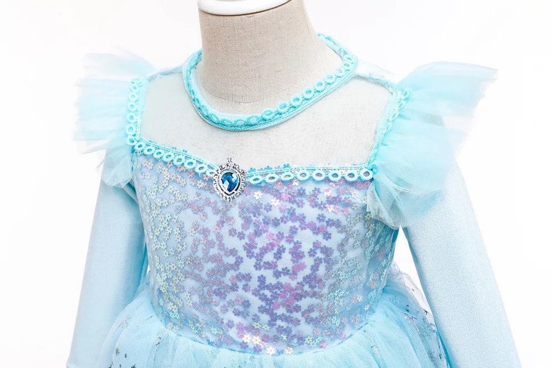 2022 New Design Elsa Frozen 2 Princess Snow Elsa Dress Costume - Etsy ...
