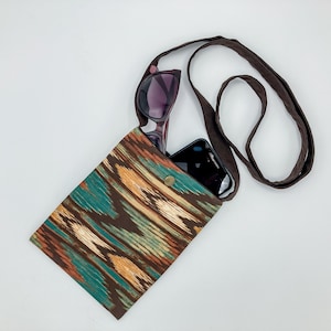 Kleine Tasche mit Riemen, Crossbody kleine Tasche für Frauen, Schulterriemen Tasche, Handytasche, Geldbörse Riemen, Hands Free Pouch, Swiss made