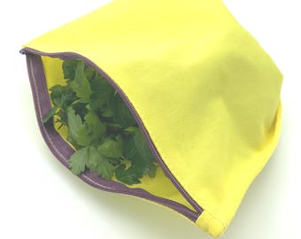 Sac congélation lavable, sac de conservation contact alimentaire, zéro déchet