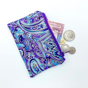 Mini bolsa à prova d'água, pequena carteira com zíper, bolsa para identidade, mini bolsa para fone de ouvido, aparelho auditivo, fabricação suíça