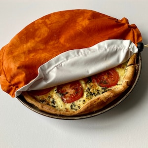 Dish and bowl cover, bread dough bowl cover, reusable adjustable bowl cover, waterproof bowl cover, food safe fabric, Suisse made