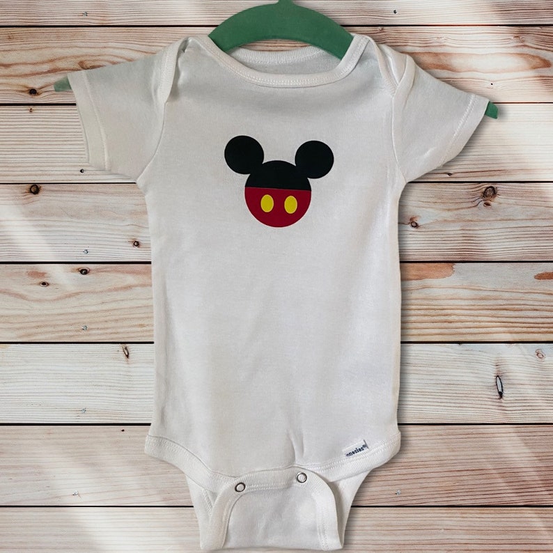 Mickey Onesie. Baby Onesie. Disney Mickey. Etsy
