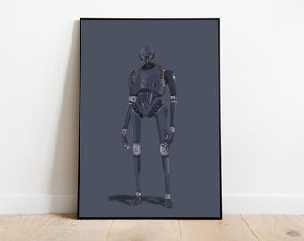 Star Wars - Andor, K-2SO Droid Kunstdruck