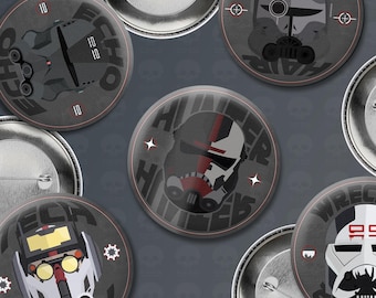 Star Wars - BadBatch Pin Abzeichen Set