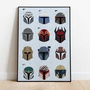 Star Wars - Mandalorianer Illustration Print