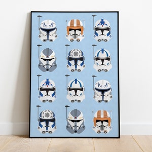 Star Wars - The Clone Wars, 501st Legion Wall Print