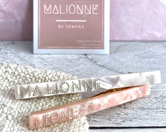 Lioness Resin Hair Clips | French Acetate Hair Clips | Geometric Hair Clip | Pink Shell Alligator Hair Clip | Fun Resplendent Acrylic Clip