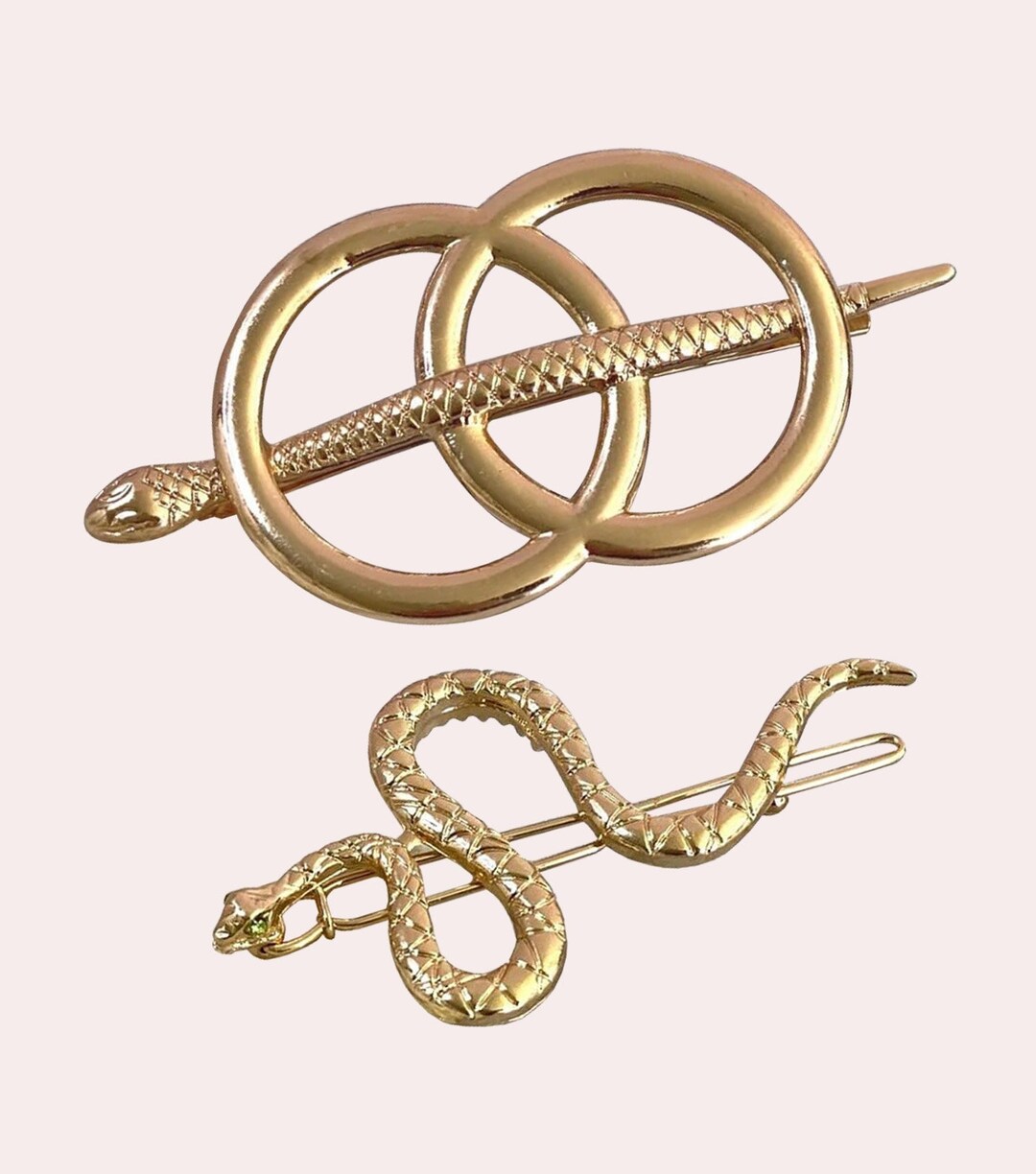 Medusa Hair Clips Serpent Hair Barrette Snake Retro Hair Clip Vintage Minimalist Hair Pin