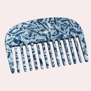 Ciel & Amélie Comb Set Porcelain Blue Comb Rainbow Comb Acetate Comb Resin Comb Marble Comb Travel Combs Colorful Women Gift Ciel Comb (Small)