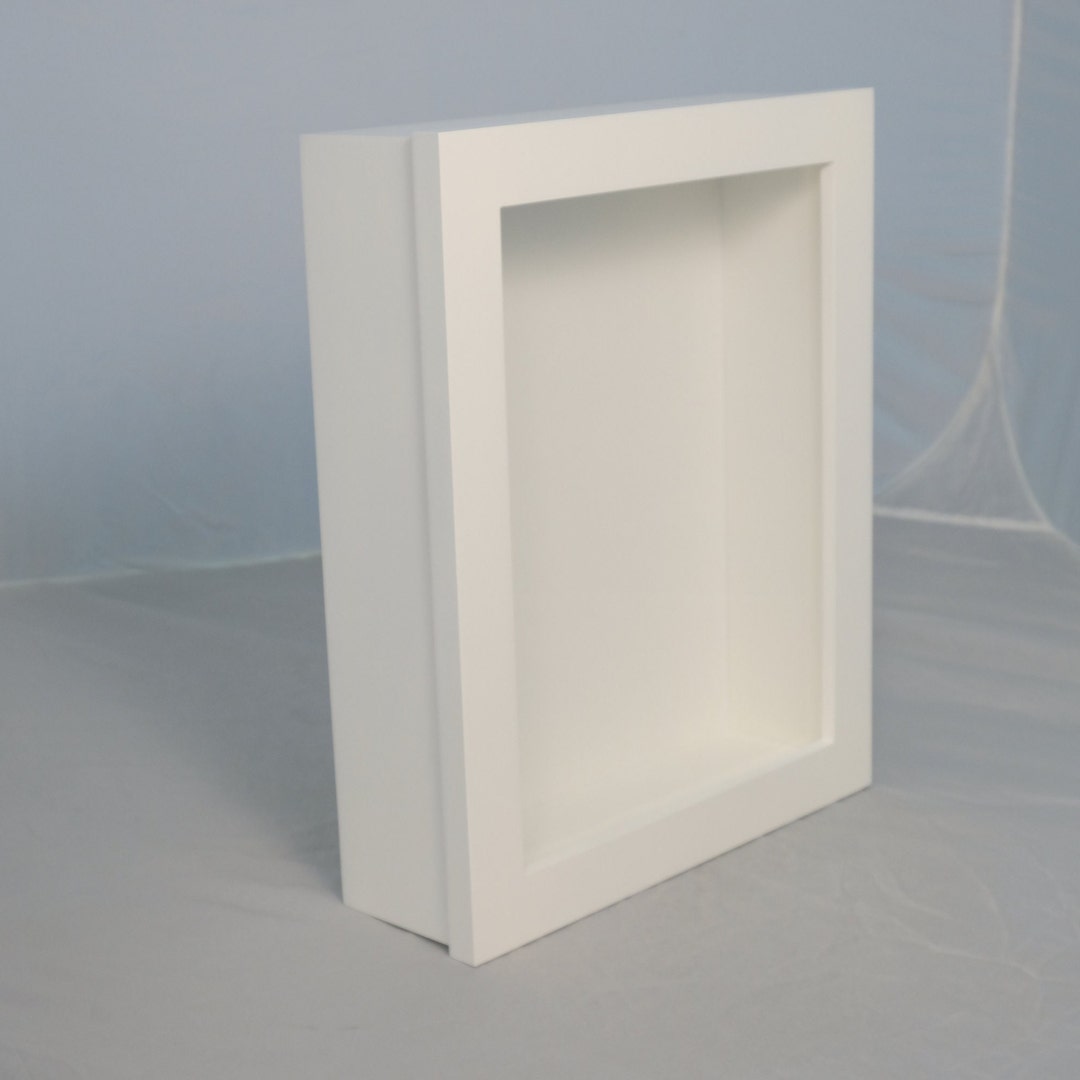White Painted Extra Deep Wood Shadow Box, Many Sizes Available - Etsy