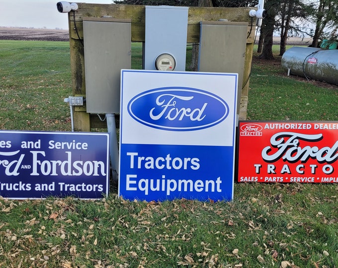 Ford Tractors Equipment Sign - Etsy
