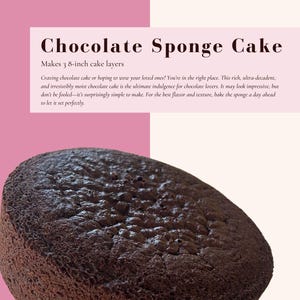 Ultimate Chocolate Cake Recipe | Moist, Fluffy & Foolproof | Digital Download