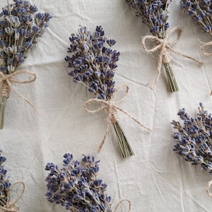 Dried lavender boutonnieres, rustic wedding boutonniere, buttonhole for man, boutonniere groomsmen.