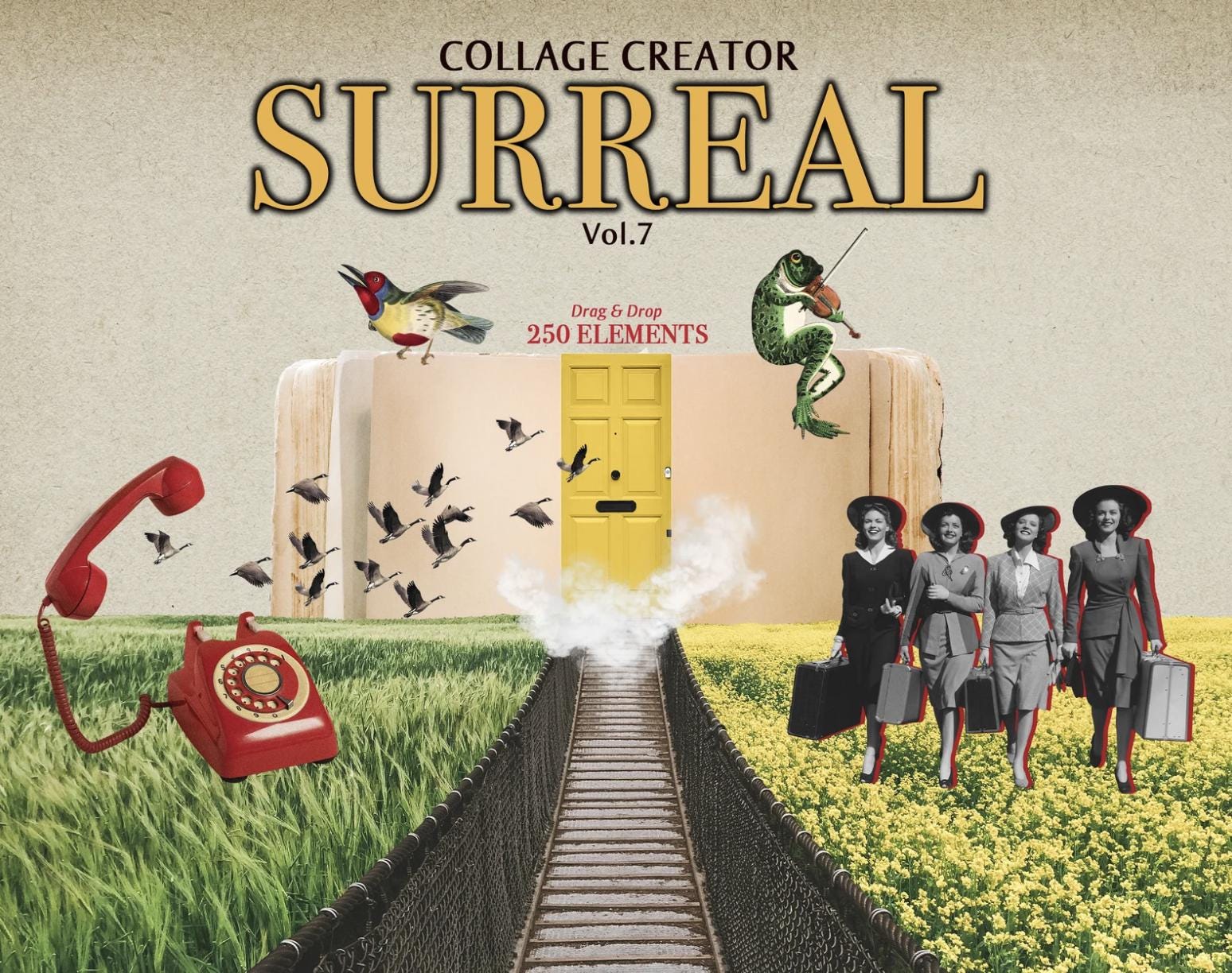 MEGA BUNDLE, 7 Collage Creators in 1 Pack, Surreal Collage Creator ...