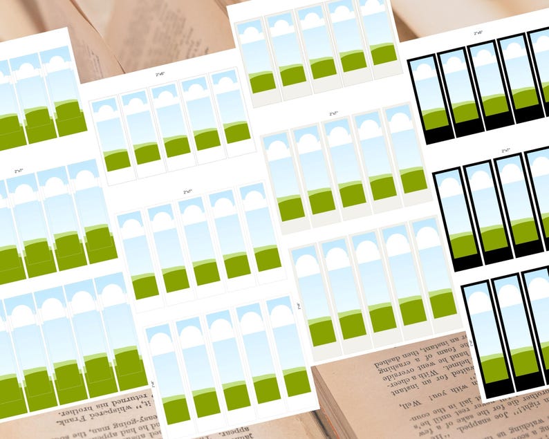 Anpassat bokmärke, bokmärkesmall, personlig, bokmärkesram i Canva, dra och släpp, redigerbart bokmärke i Canva, utskrivbart bokmärke, alla hjärtans dag bild 5