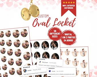 Locket Photo Print,Oval Shape Photo,Locket Photo,Photo Resize,Photo Print Oval,Locket Size Photo,Oval Locket,Custom Photo,Mothers Day Locket