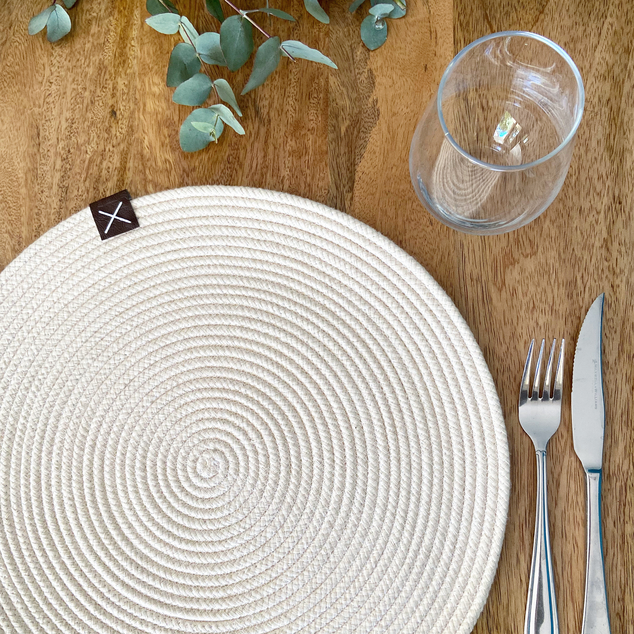 Placemat Rope Placemat Placemat Set Natural Beige Rope Etsy Australia