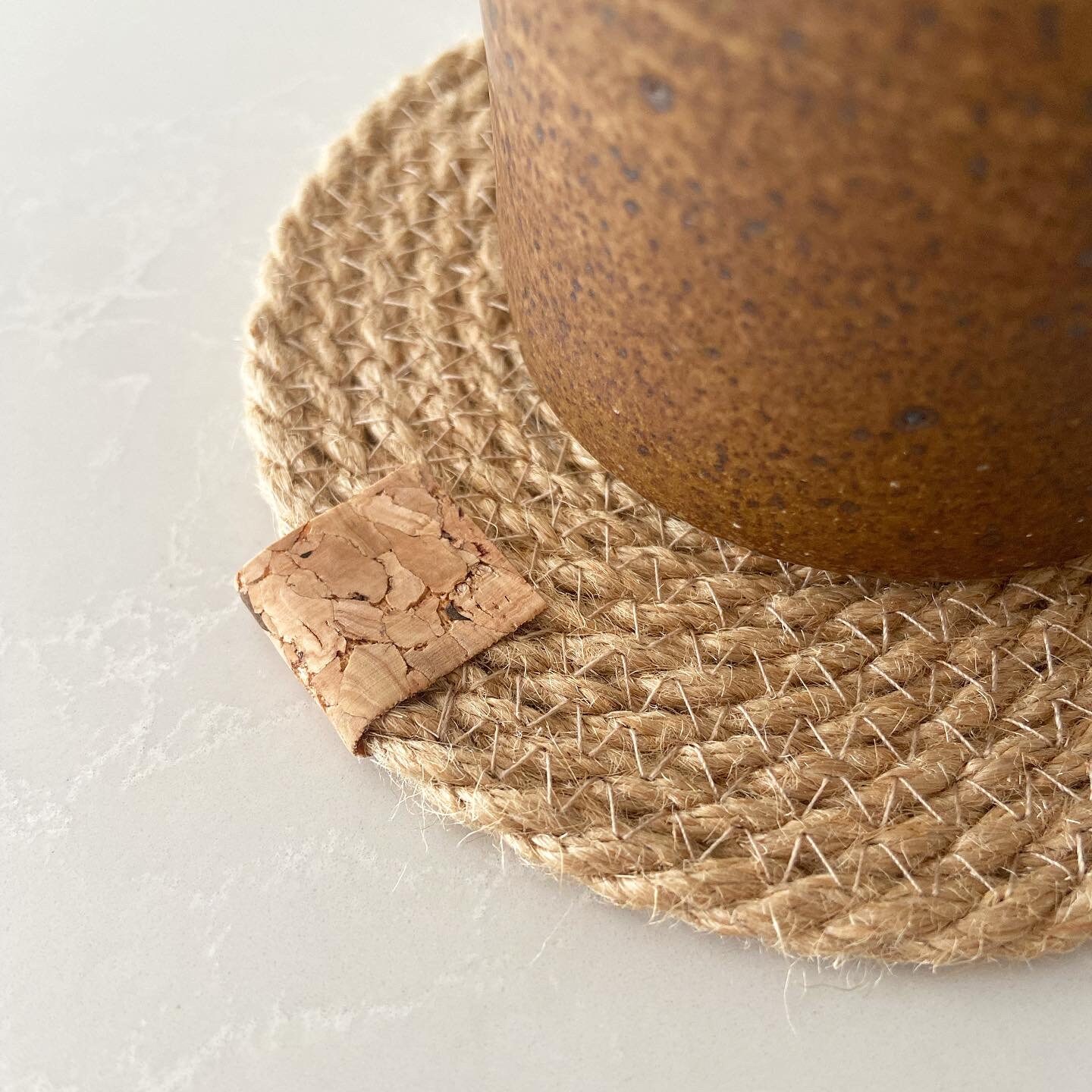 Jute Coasters Coaster Coaster Set Jute Etsy