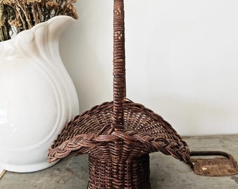 ANTIQUE | Handwoven French Basket