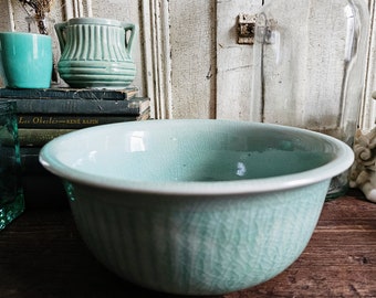 Vintage Teal Bowl