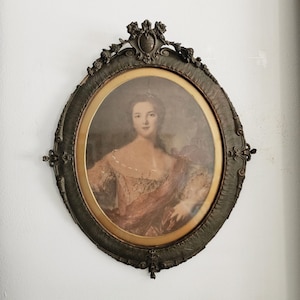 ANTIQUE | French Victorian Framed Portrait