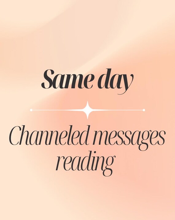 Same day no contact channeled messages